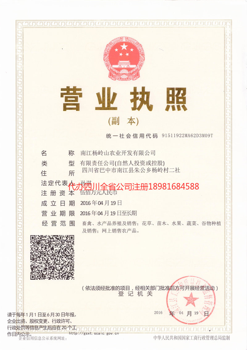 辽源辽源杨岭山农业开发有限公司