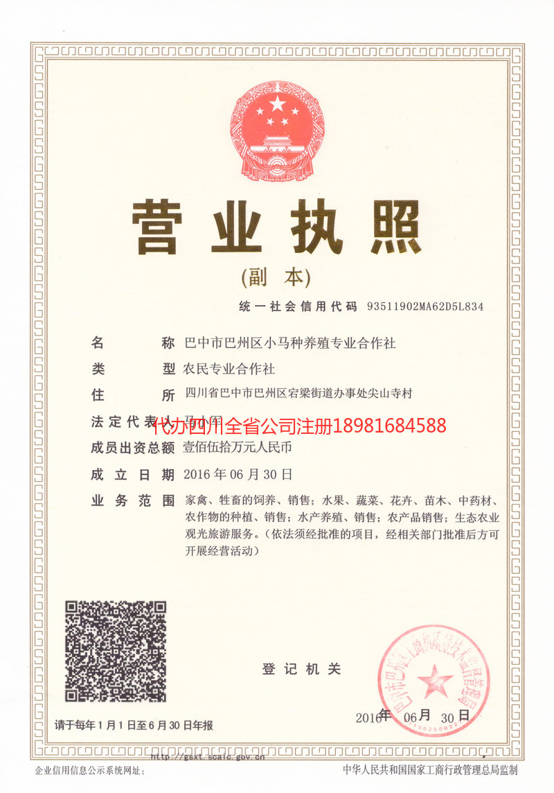 辽源辽源小马种养殖专业合作社